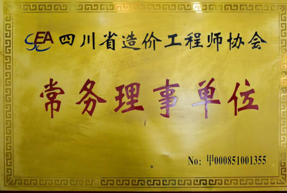 四川省造價(jià)工程師協(xié)會(huì)常務(wù)理事單位